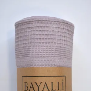 Alternative view of Вафельне простирадло-покривало 200 × 230 см Ліловий від Bayalli