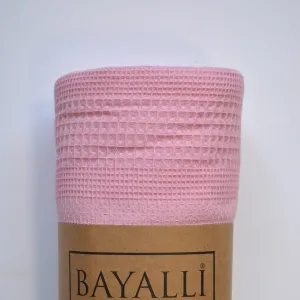 Alternative view of Вафельне простирадло-покривало Pembe 200 × 230 см Рожевий від Bayalli