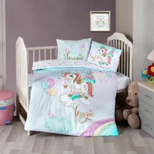Постільна білизна для новонароджених Baby Digital Satin 100 × 150 см Magic від First Choice