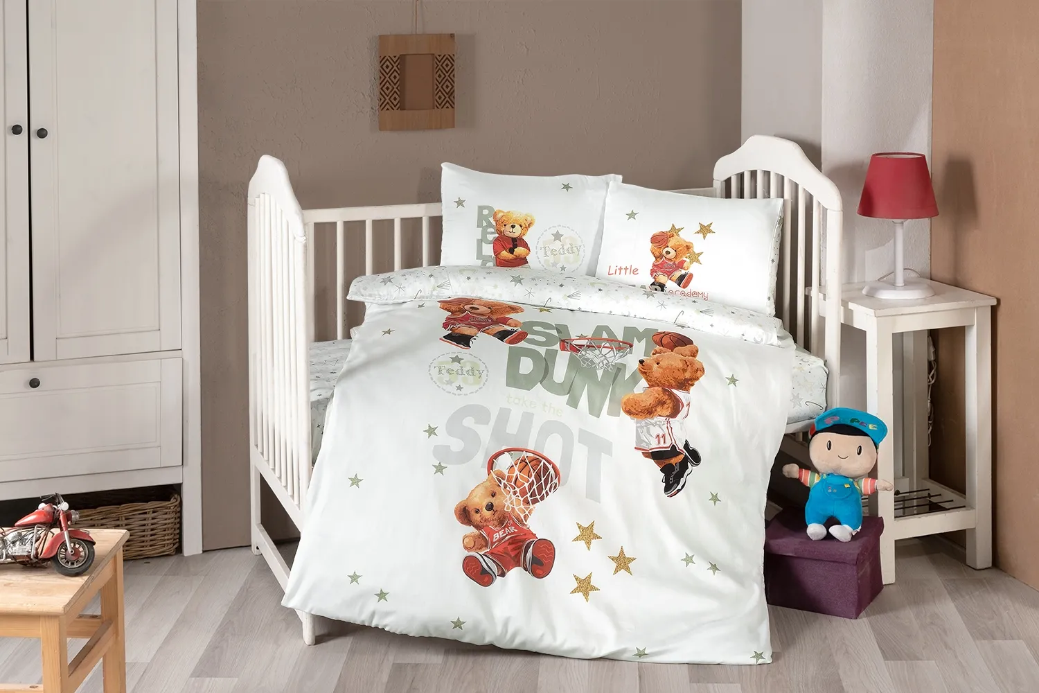 Постільна білизна для новонароджених Baby Digital Satin 100 × 150 см Cleo від First Choice
