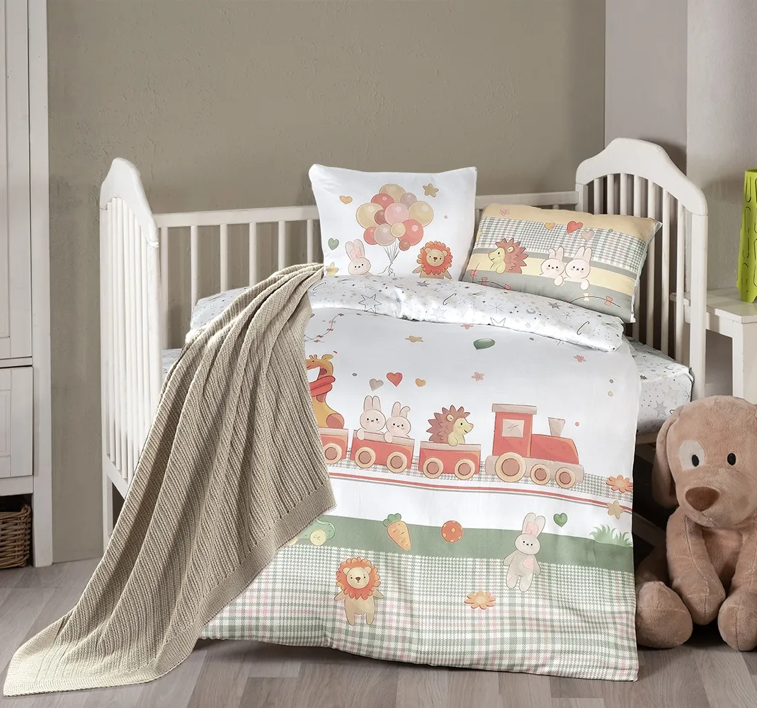 Постільна білизна для новонароджених з пледом Baby Digital Satin Nirvana 100 × 150 см Toys від First Choice