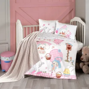 Постільна білизна для новонароджених з пледом Baby Digital Satin Nirvana 100 × 150 см Wenny від First Choice