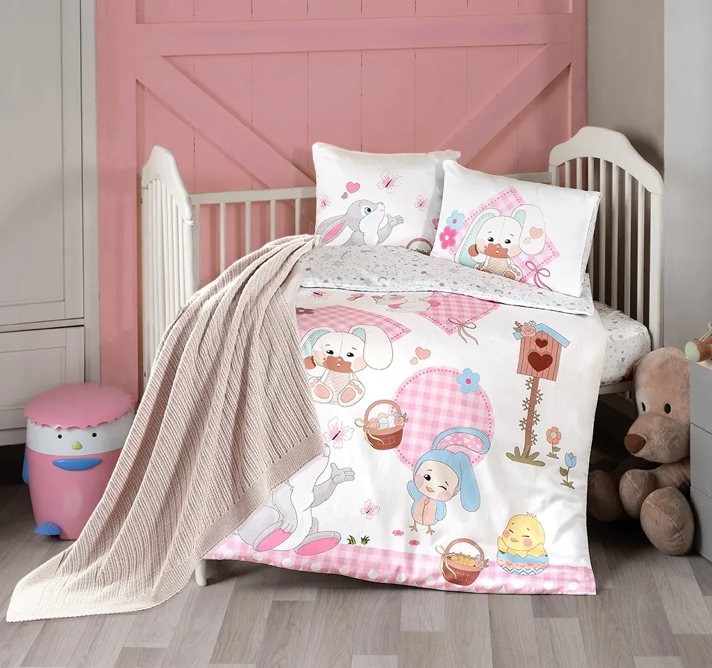 Постільна білизна для новонароджених з пледом Baby Digital Satin Nirvana 100 × 150 см Wenny від First Choice