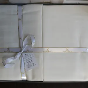 Alternative view of Постільна білизна Cotton Satin сімейна 160 × 220 см (2 шт., сімейний) Broad Line Cream від First Choice