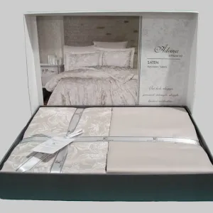 Alternative view of Постільна білизна Cotton Satin 160 × 220 см (полуторний) Advina Champagne від First Choice