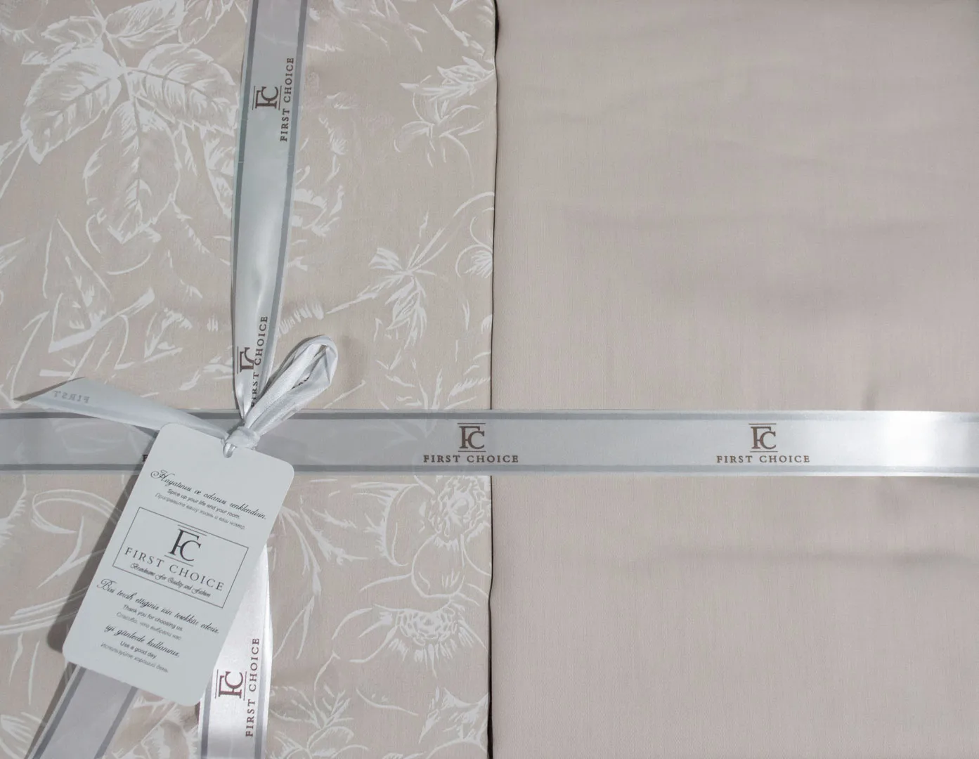 Постільна білизна Cotton Satin 160 × 220 см (полуторний) Advina Champagne від First Choice - Зображення 4