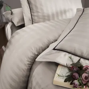 Alternative view of Постільна білизна Deluxe Satin 200 × 220 см (євро) Novel Line Cappuccino від First Choice