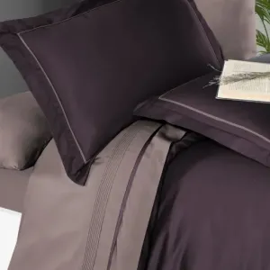 Alternative view of Постільна білизна Deluxe Satin DARK 200 × 220 см (євро) Serenity Purple Lilac від First Choice