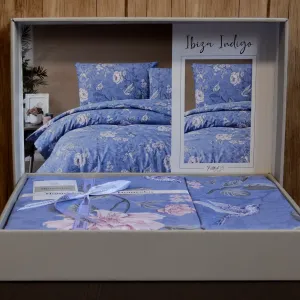 Alternative view of Постільна білизна Homesko Ranforse 200 × 220 см (євро) Ibiza Indigo від First Choice