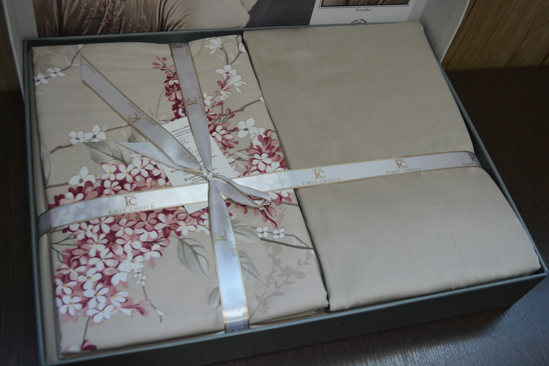 Постільна білизна Cotton Satin 160 × 220 см (полуторний) Wisteria Powder від First Choice - Зображення 3