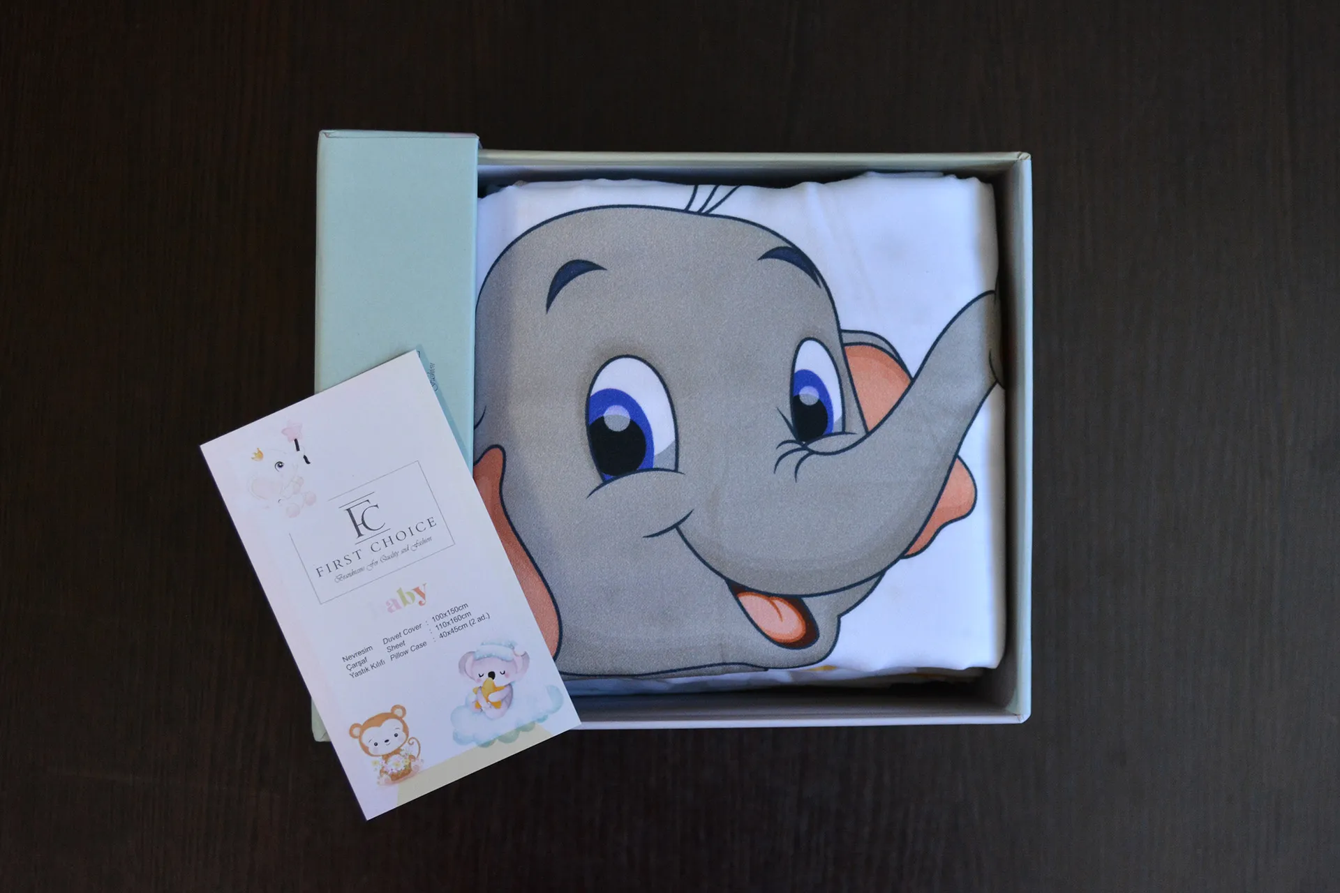 Постільна білизна для новонароджених Baby Digital Satin 100 × 150 см Safari від First Choice - Зображення 3