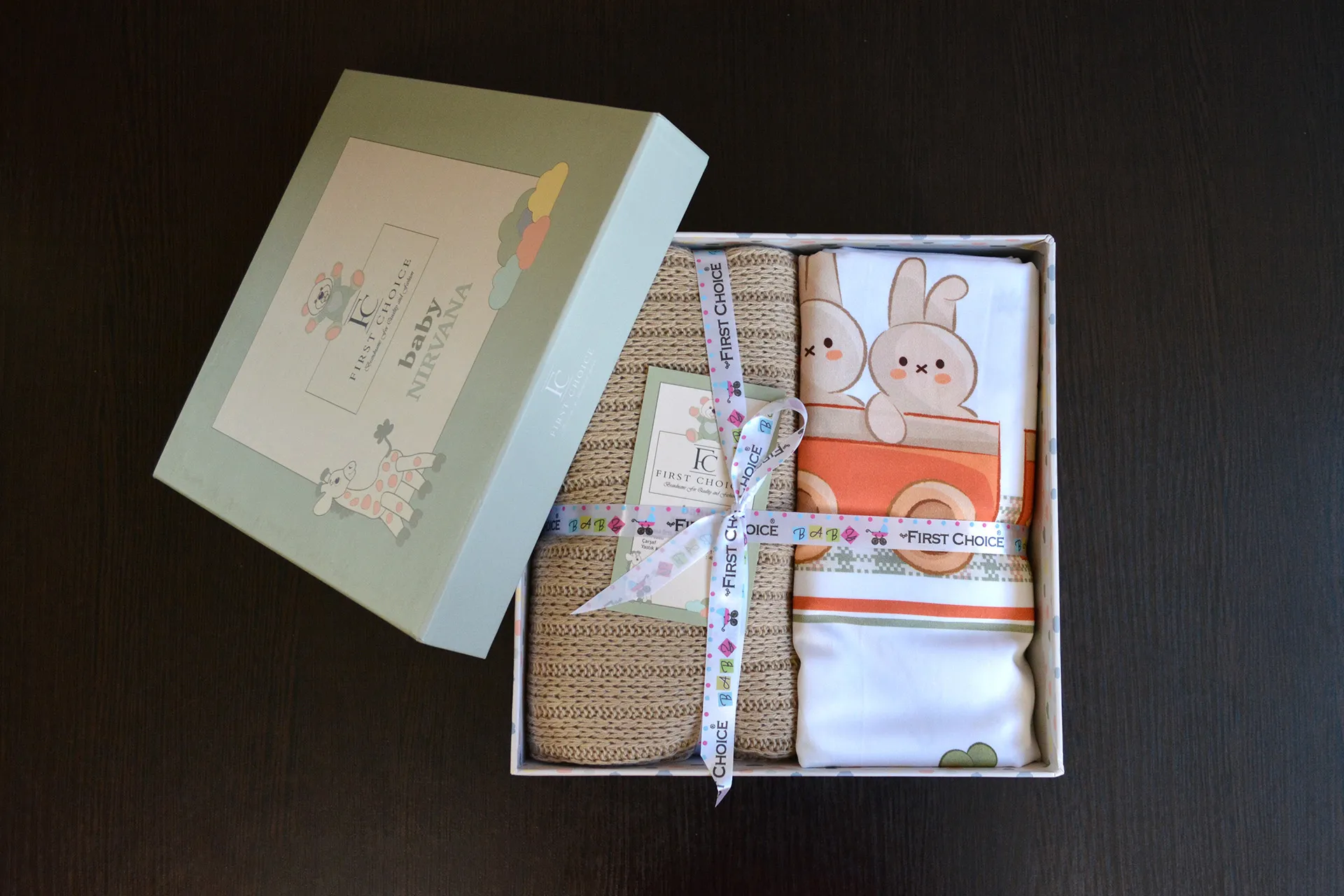 Постільна білизна для новонароджених з пледом Baby Digital Satin Nirvana 100 × 150 см Toys від First Choice - Зображення 2