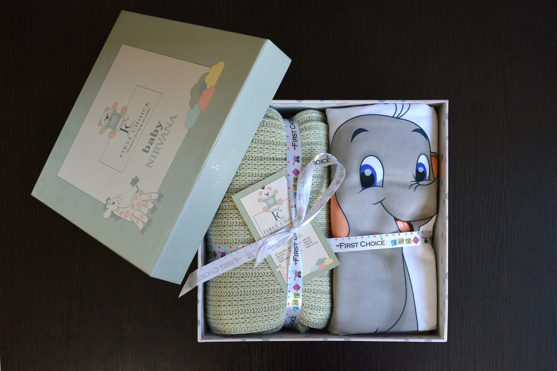 Постільна білизна для новонароджених з пледом Baby Digital Satin Nirvana 100 × 150 см Safari від First Choice - Зображення 2