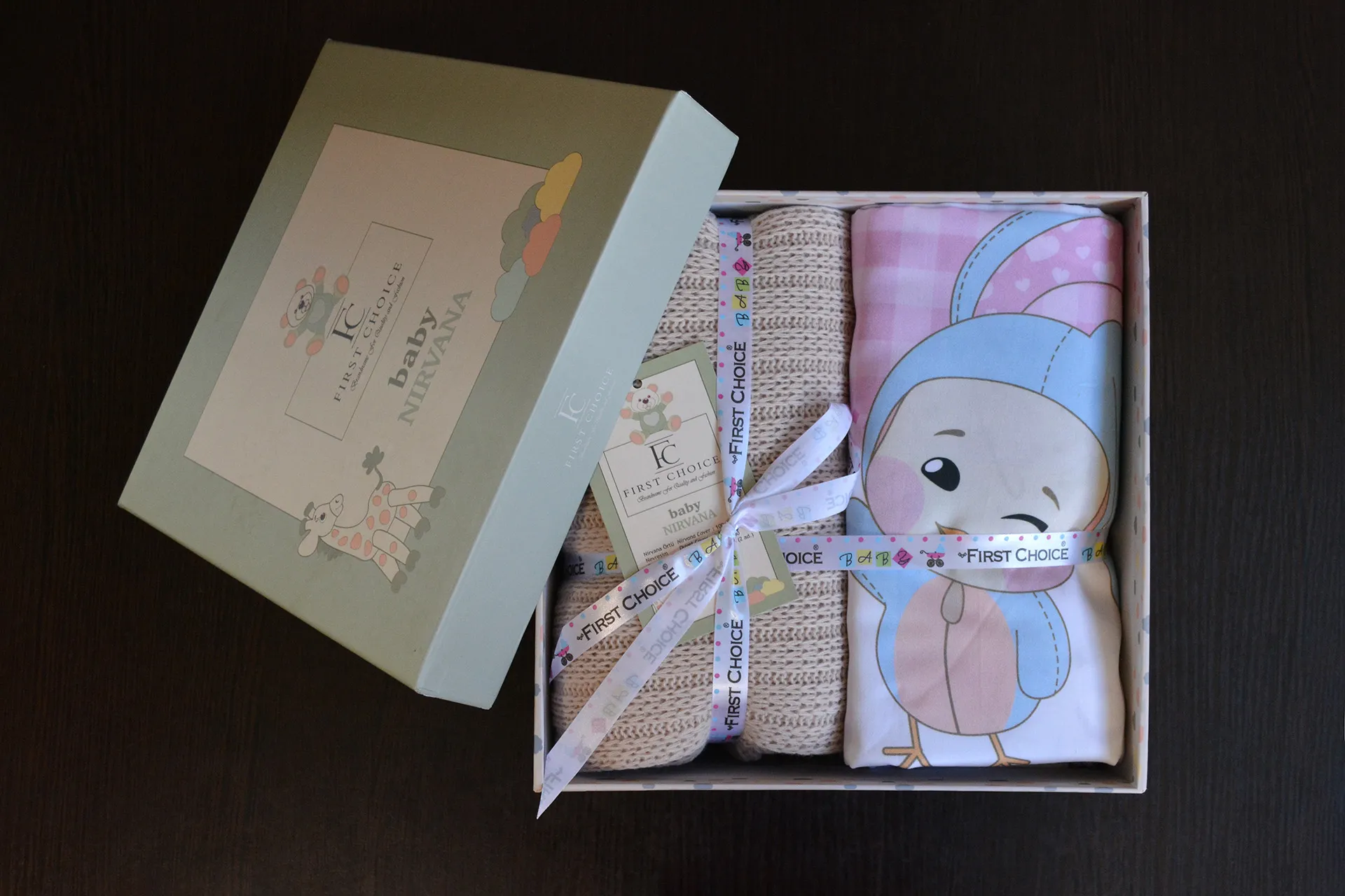 Постільна білизна для новонароджених з пледом Baby Digital Satin Nirvana 100 × 150 см Wenny від First Choice - Зображення 2