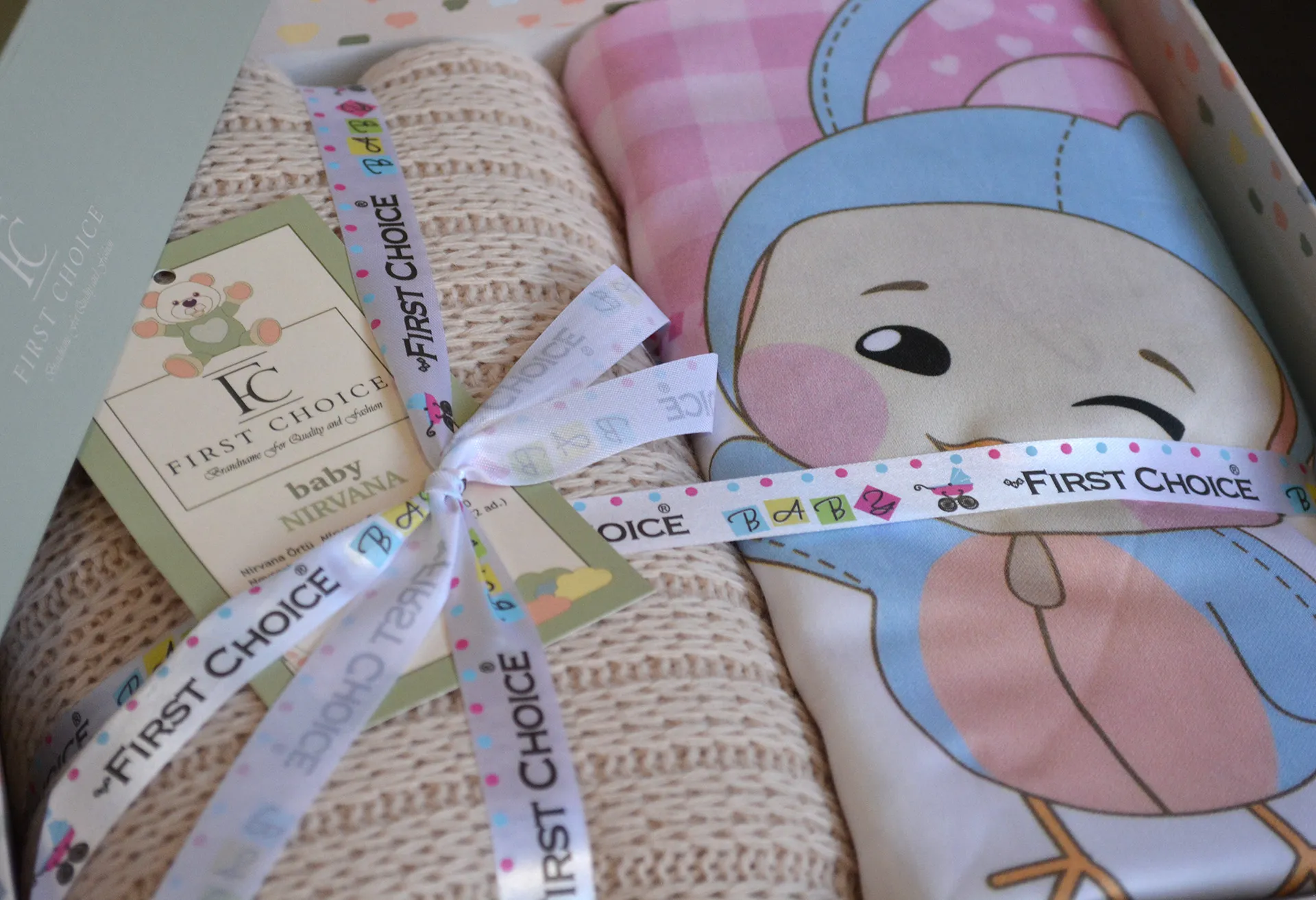 Постільна білизна для новонароджених з пледом Baby Digital Satin Nirvana 100 × 150 см Wenny від First Choice - Зображення 3