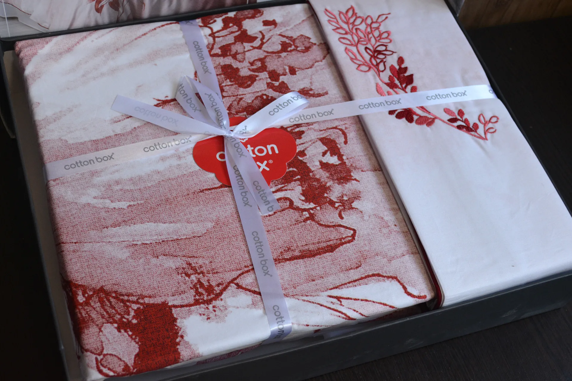 Комплект постільної білизни Elite Saten 200 × 220 см (євро) Gules Kirmizi від Cotton Box - Зображення 8