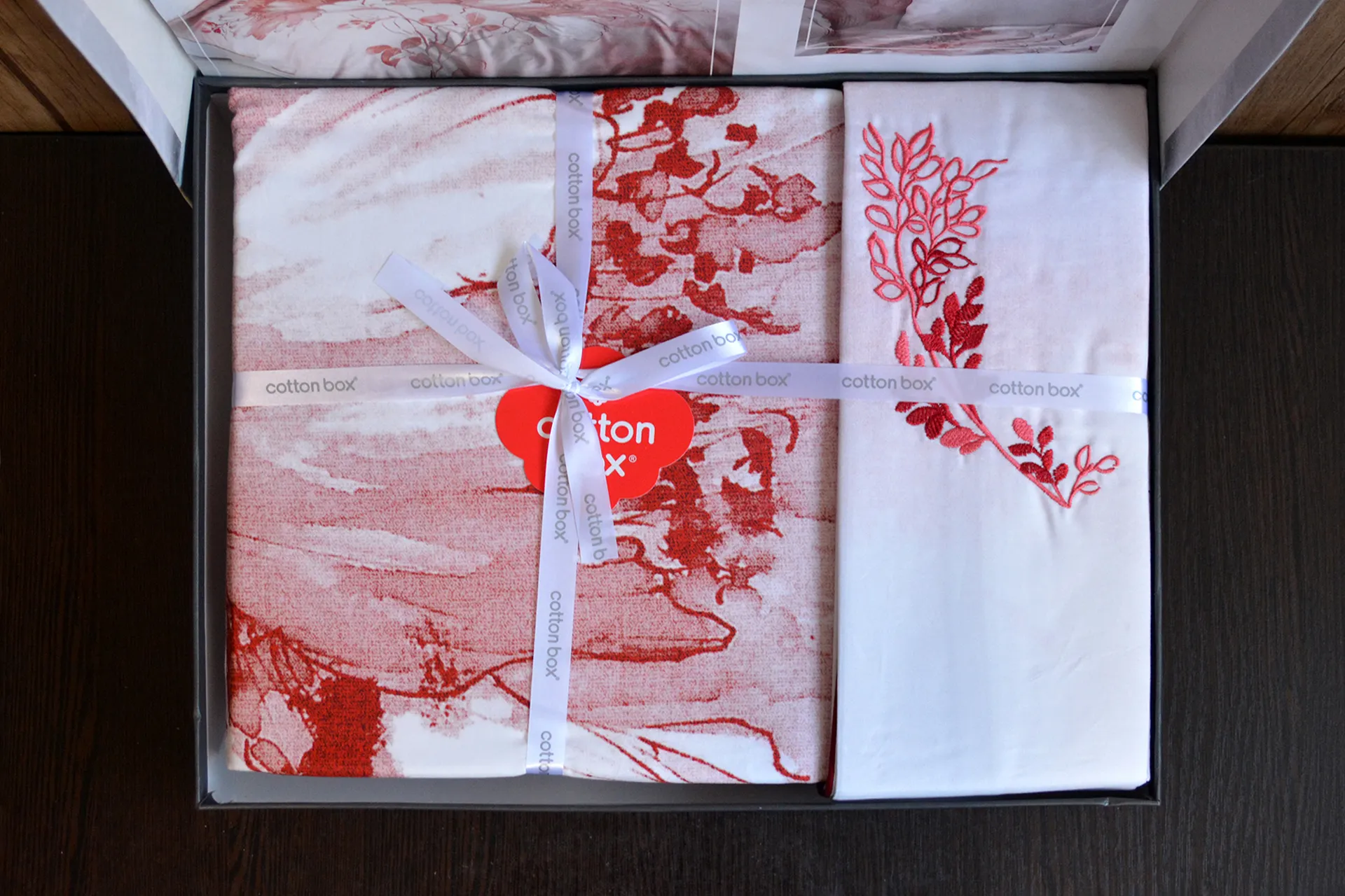 Комплект постільної білизни Elite Saten 200 × 220 см (євро) Gules Kirmizi від Cotton Box - Зображення 6