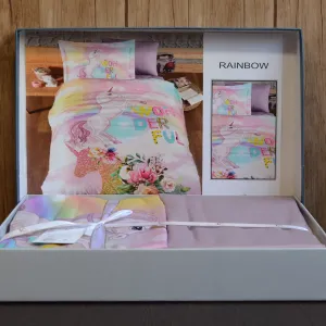 Alternative view of Постільна білизна 3D Satin 160 × 220 см (полуторний) Rainbow від First Choice