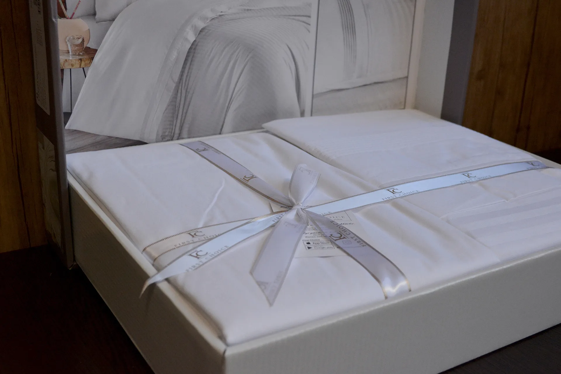 Постільна білизна Ranforce Deluxe 200 × 220 см (євро) Gala White від First Choice - Зображення 4