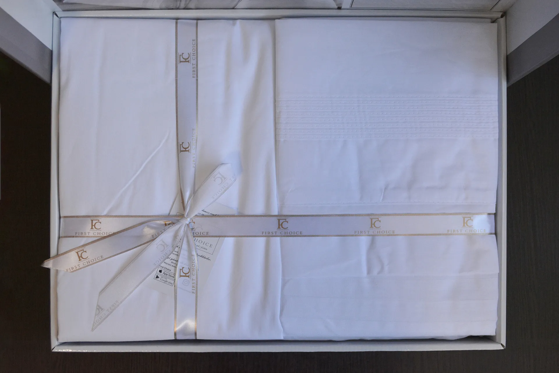 Постільна білизна Ranforce Deluxe 200 × 220 см (євро) Gala White від First Choice - Зображення 5