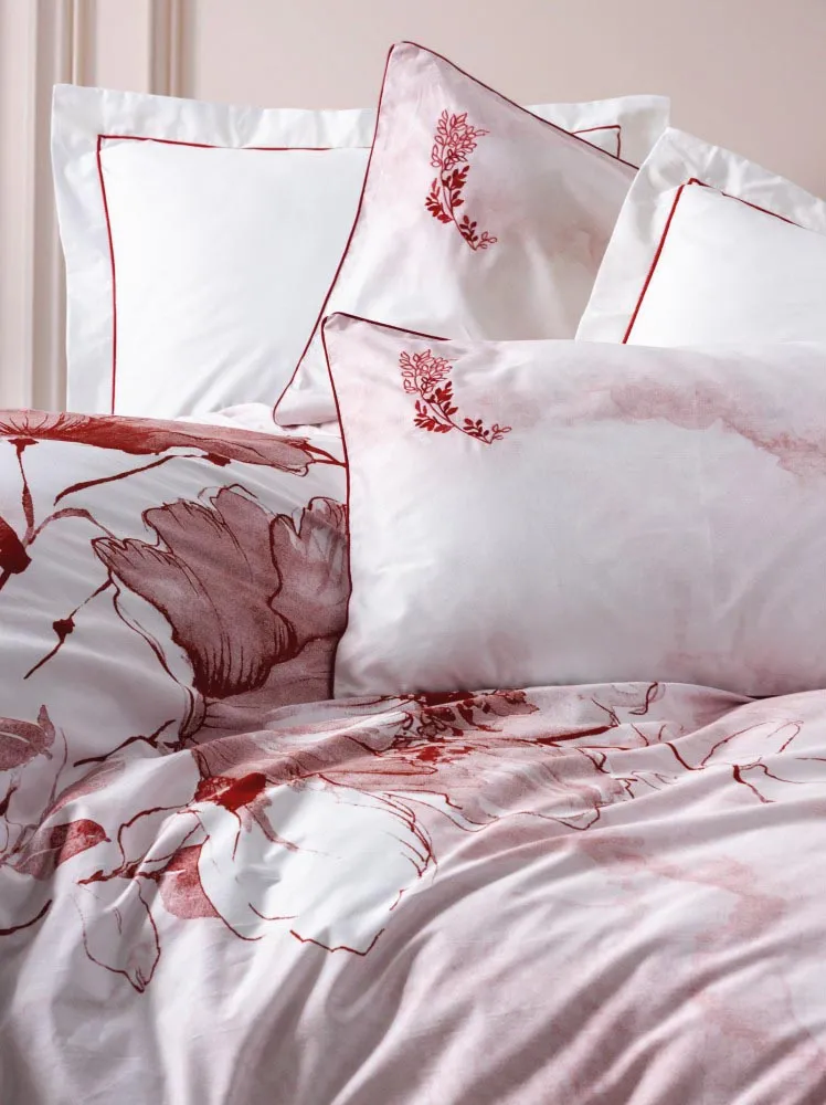 Комплект постільної білизни Elite Saten 200 × 220 см (євро) Gules Kirmizi від Cotton Box - Зображення 3