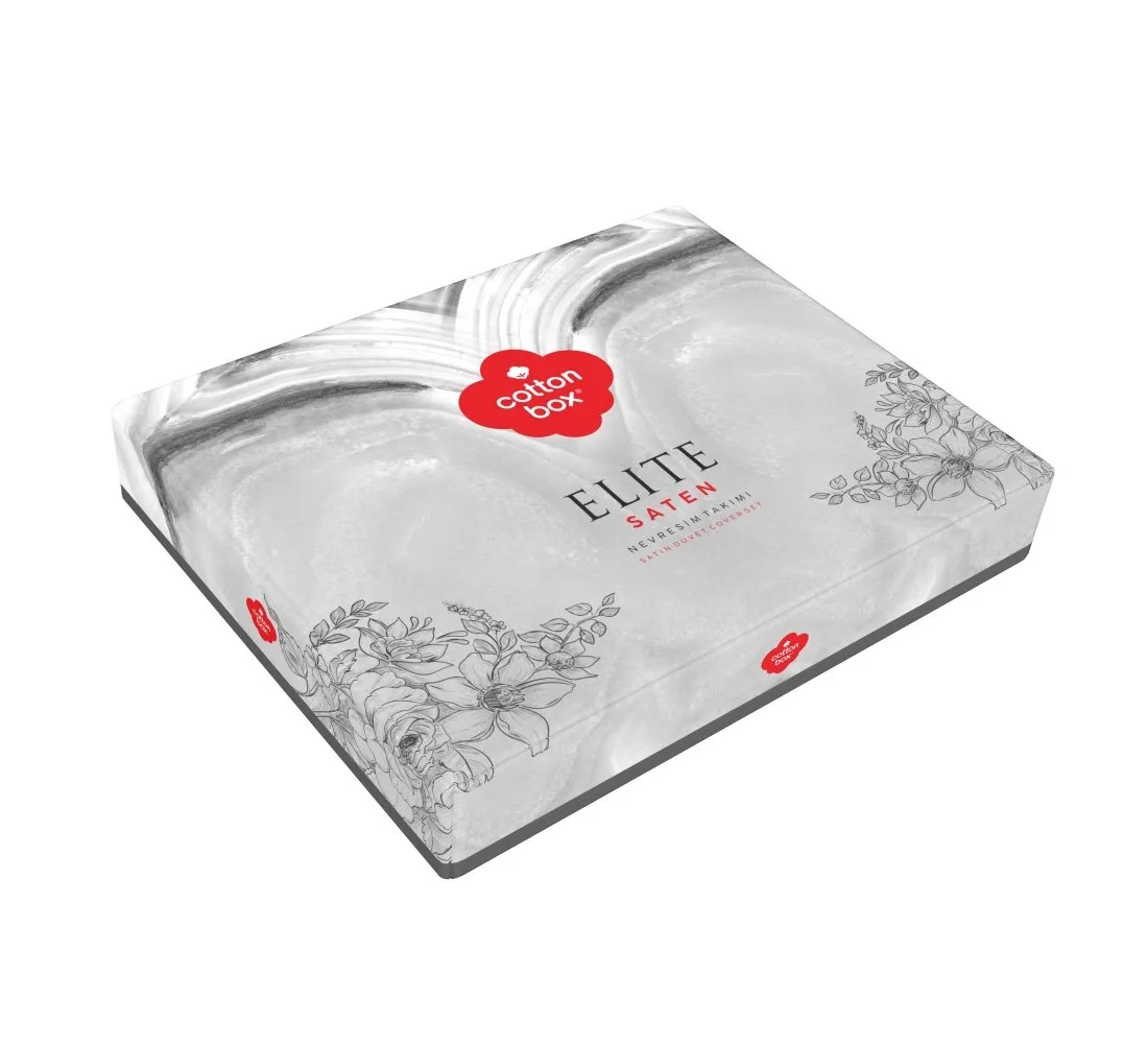 Комплект постільної білизни Elite Saten 200 × 220 см (євро) Gules Kirmizi від Cotton Box - Зображення 9