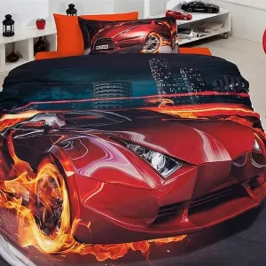 Постільна білизна 3D Satin 160 × 220 см (полуторний) Fever від First Choice