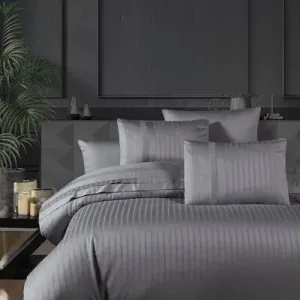 Постільна білизна Deluxe Satin DARK 200 × 220 см (євро) New Trend Quick Silver від First Choice