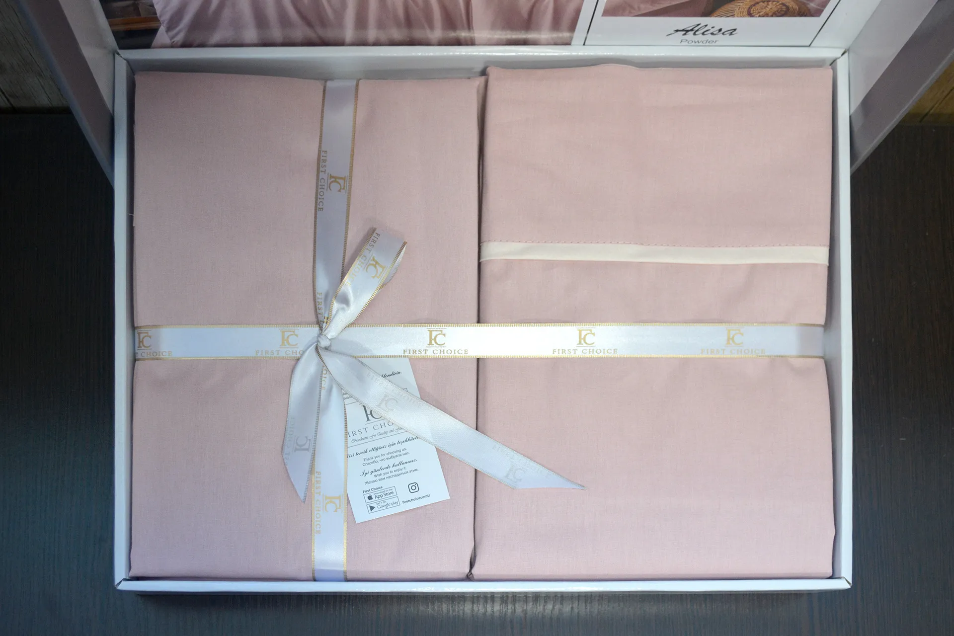 Постільна білизна Ranforce Deluxe 200 × 220 см (євро) Alisa Powder від First Choice - Зображення 4