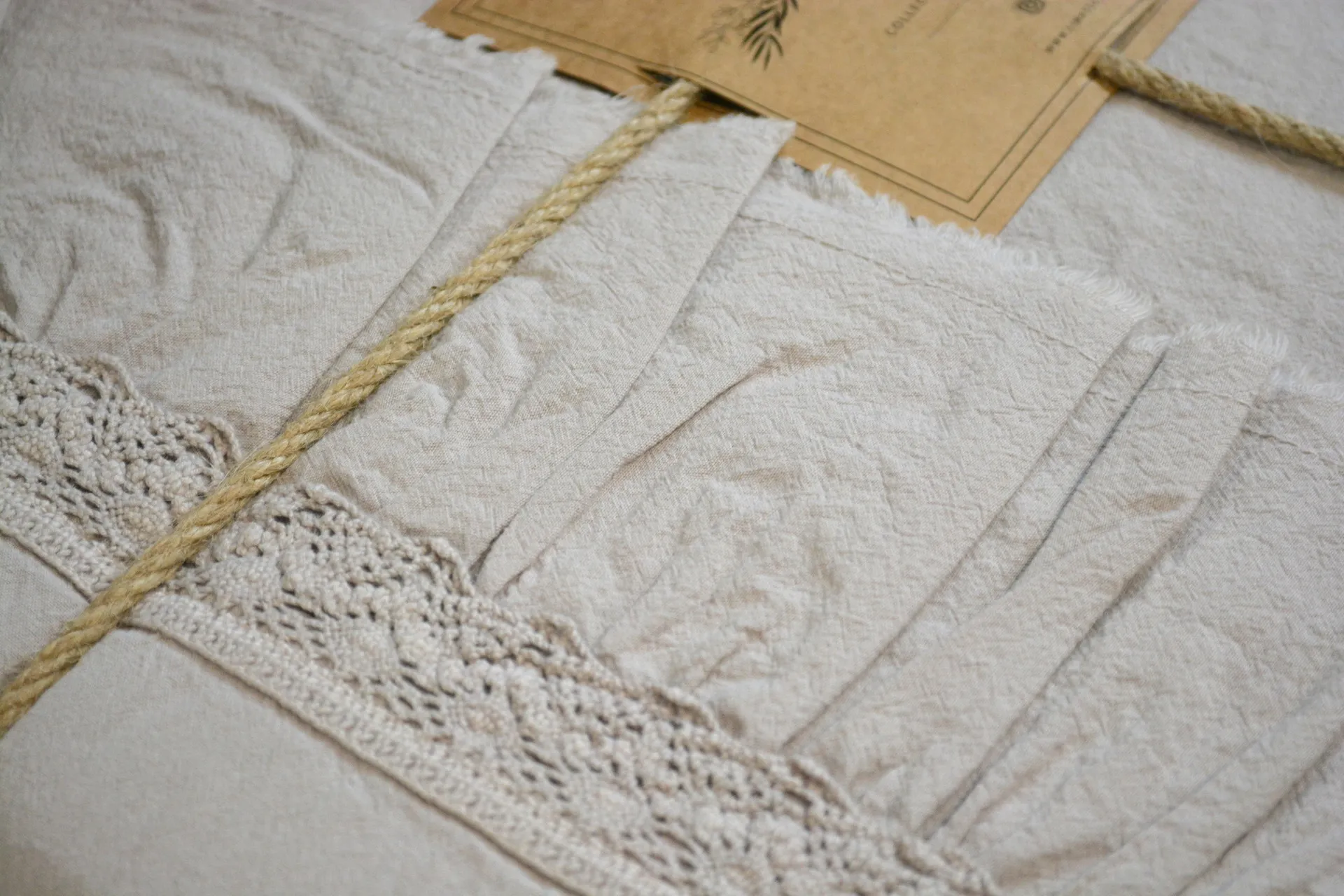 Постільна білизна Stonewashed Francesca 200 × 220 см (євро) Opal Grey від Limasso - Зображення 7