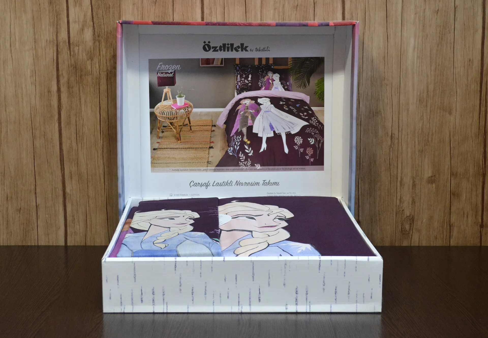 Постільна білизна Ranforce 160 × 220 см (полуторний) Frozen Natural від Ozdilek - Зображення 2