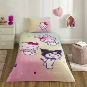 Постільна білизна Disney 160 × 220 см (полуторний) Hello Kitty & Friends від TAC