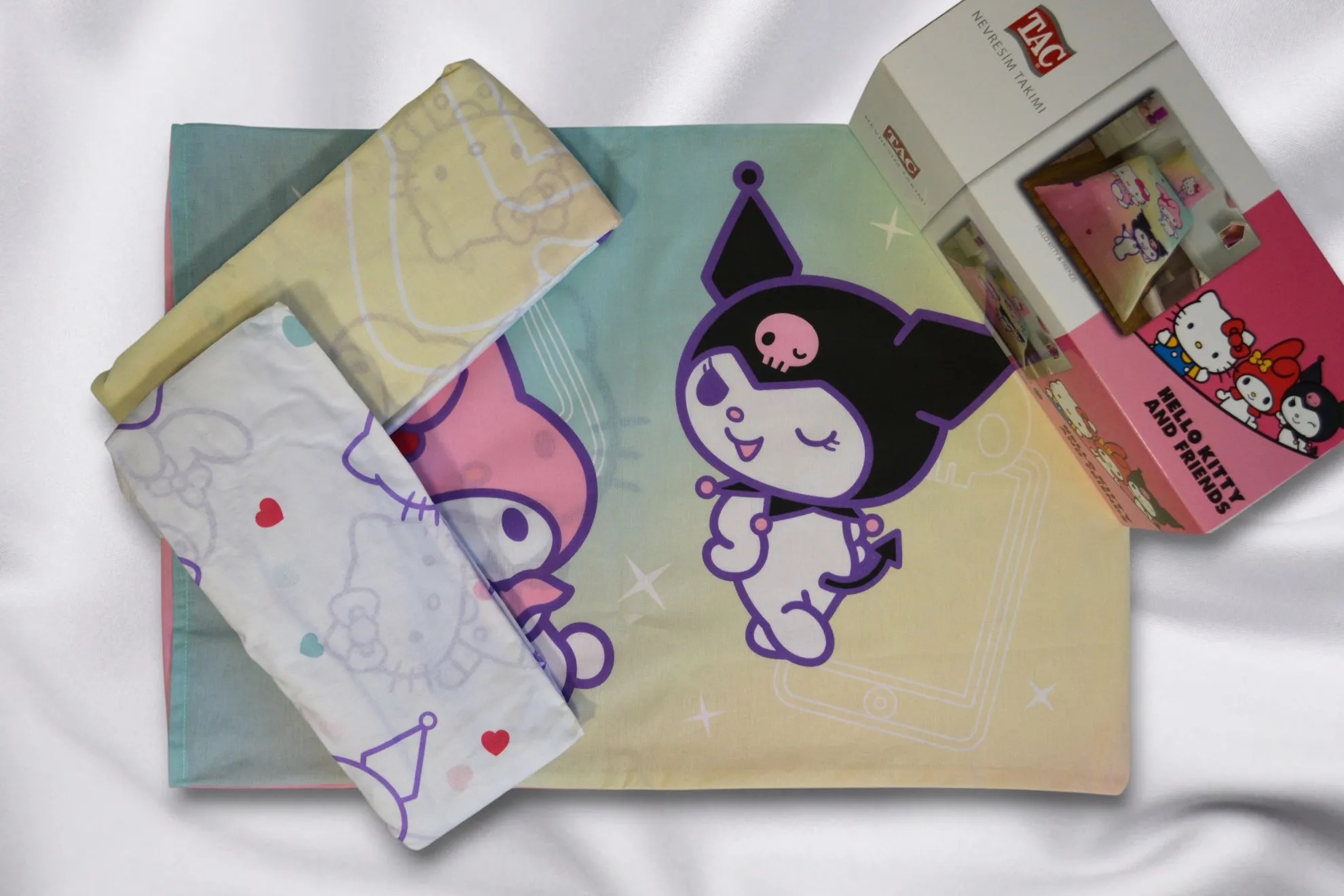 Постільна білизна Disney 160 × 220 см (полуторний) Hello Kitty & Friends від TAC - Зображення 5