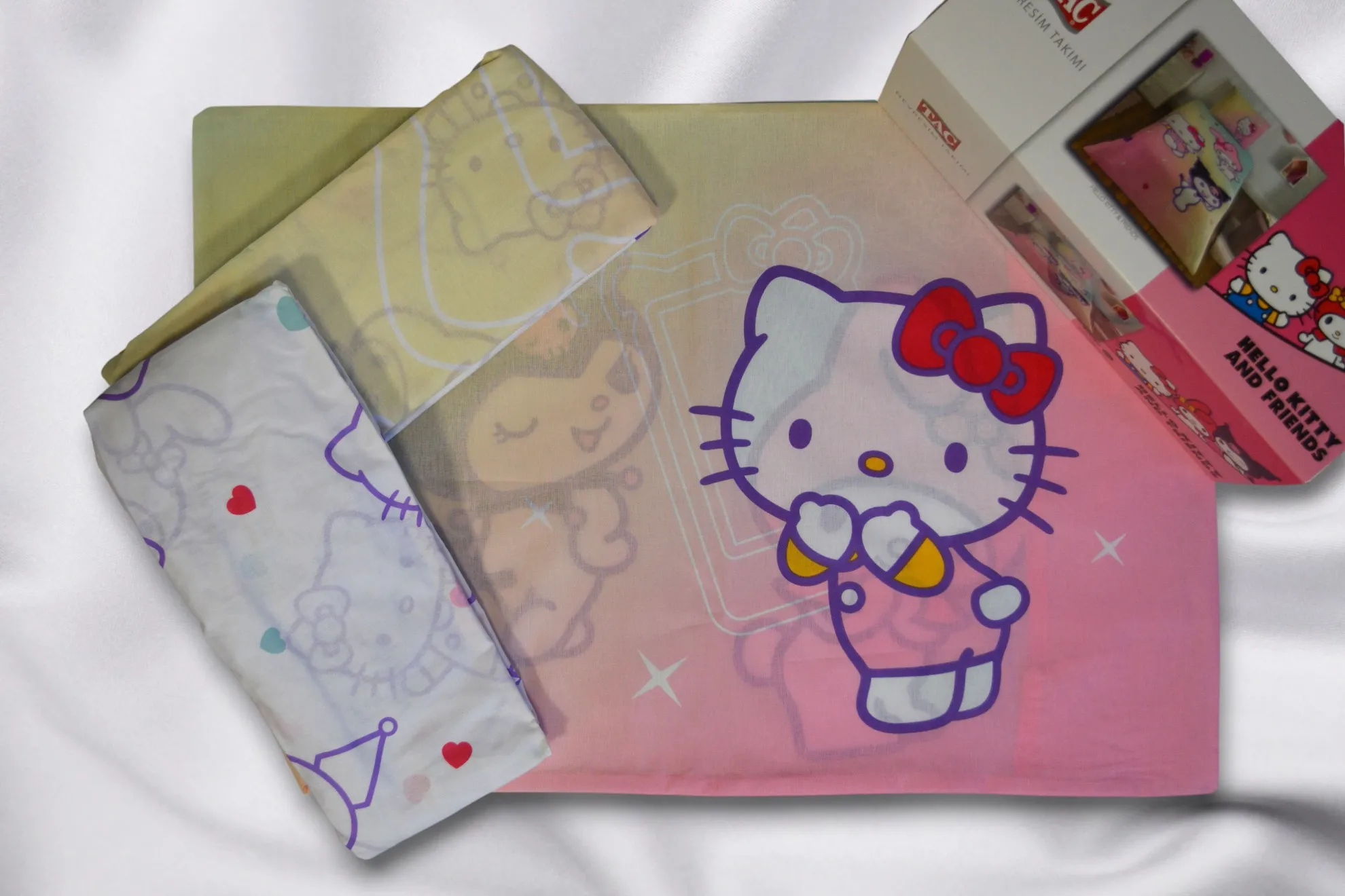 Постільна білизна Disney 160 × 220 см (полуторний) Hello Kitty & Friends від TAC - Зображення 6