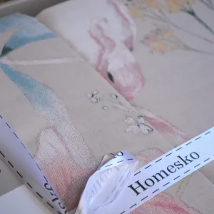 Alternative view of Постільна білизна Homesko Ranforse сімейний 160 × 220 см (2 шт., сімейний) Amaris Beige від First Choice