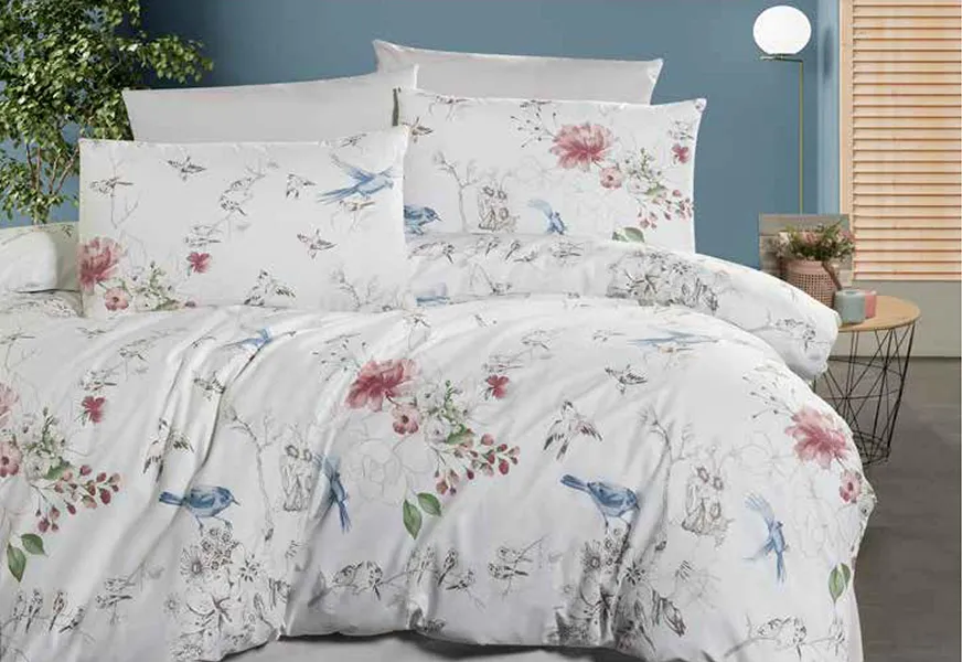 Постільна білизна Ranforce 200 × 220 см (євро) Hope Grey від First Choice