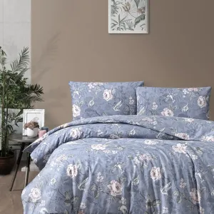 Постільна білизна Homesko Ranforse 200 × 220 см (євро) Ibiza Indigo від First Choice