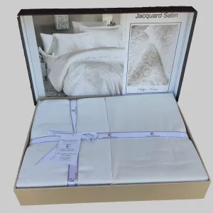 Alternative view of Постільна білизна Jacquard Satin 200 × 220 см (євро) Sofya Cream від First Choice