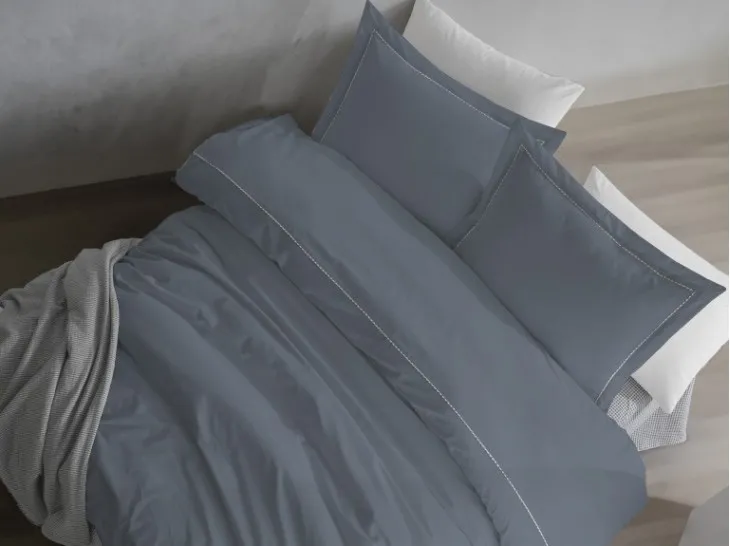 Постільна білизна Ranforce Prima 200 × 220 см (євро) Kalamaki Grey від Turkiz