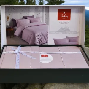 Alternative view of Постільна білизна Ranforce Prima 200 × 220 см (євро) Kalamaki Violet від Turkiz