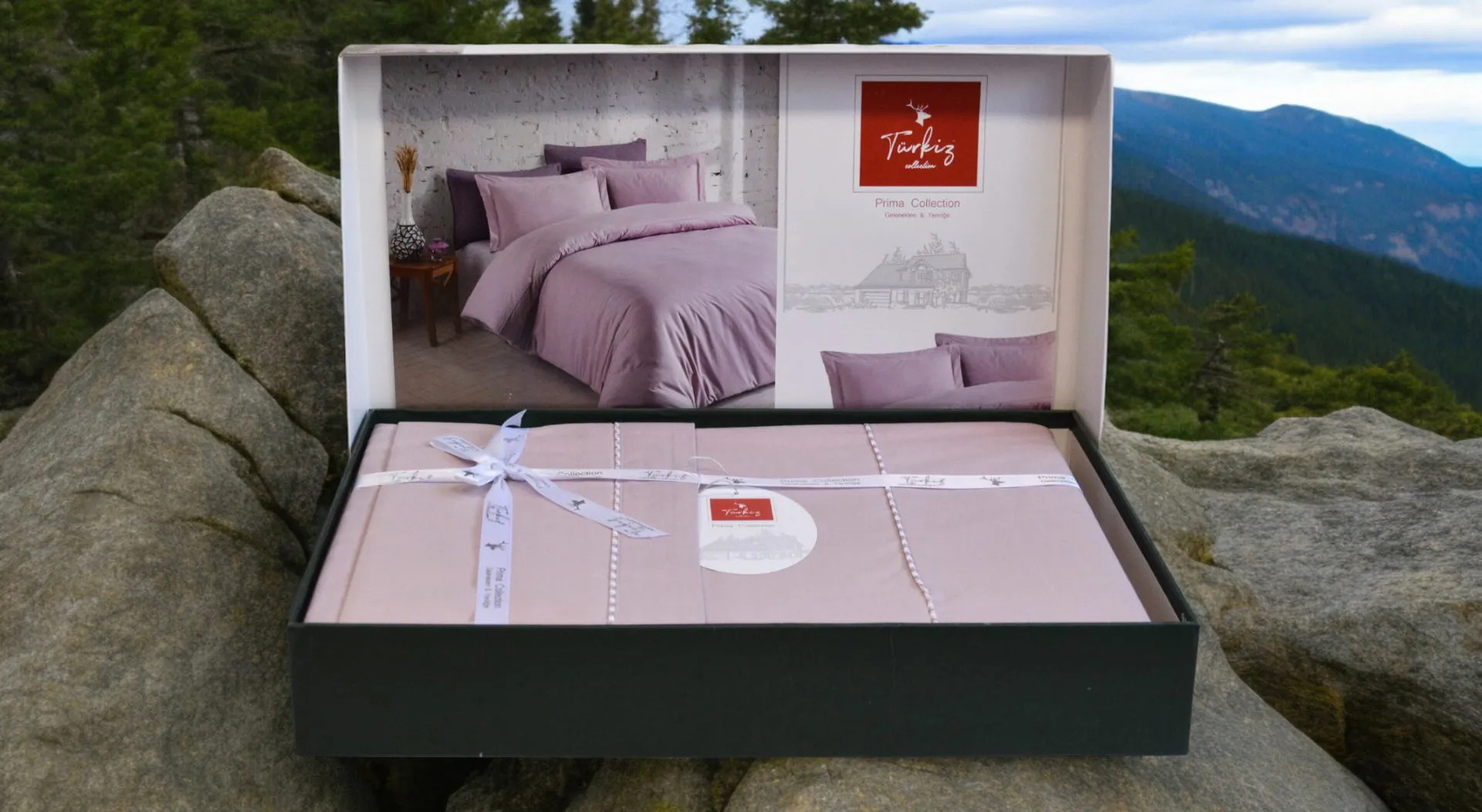 Постільна білизна Ranforce Prima 200 × 220 см (євро) Kalamaki Violet від Turkiz - Зображення 2