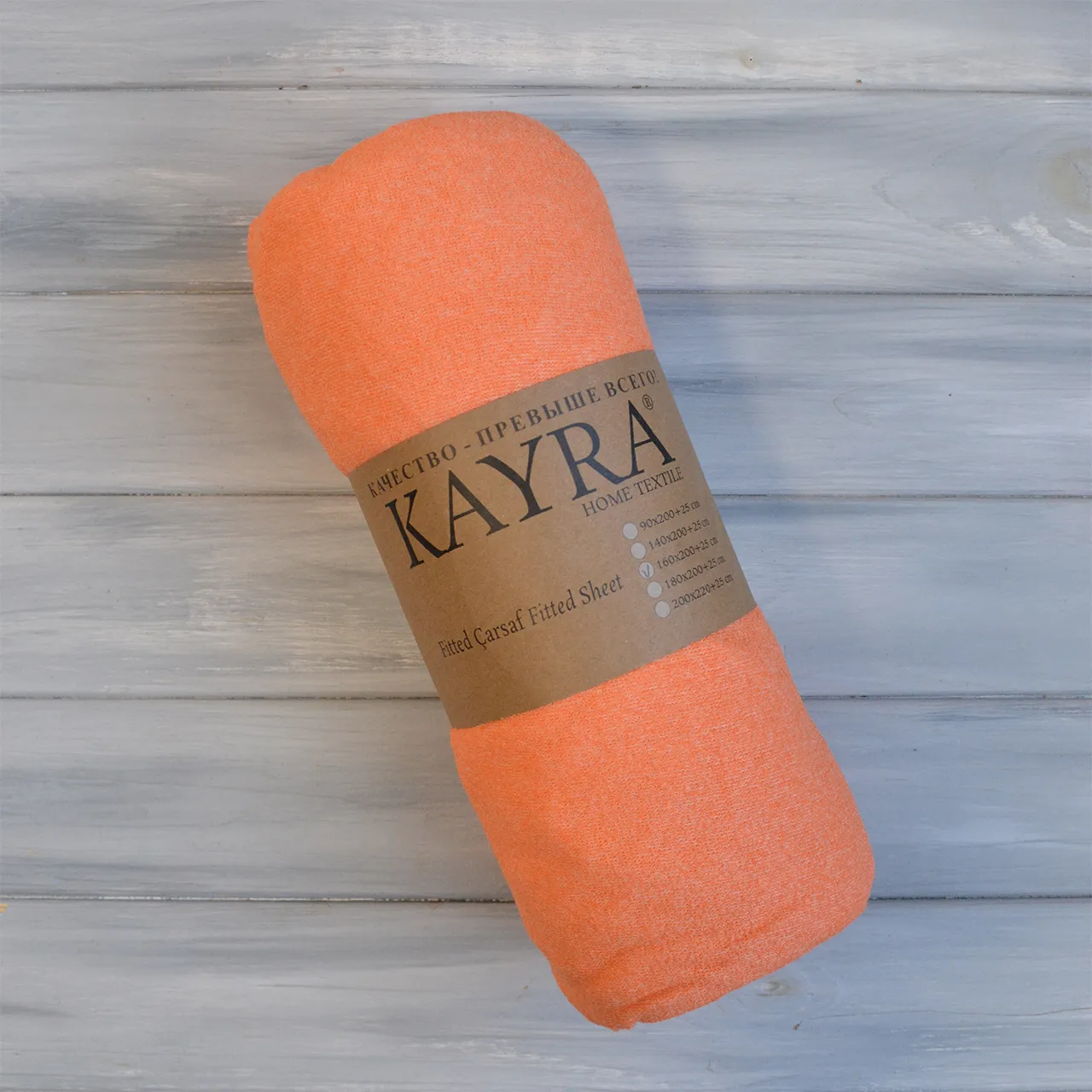 Простирадло 200 × 220 см (+25 см) махрове на гумці від Kayra - Зображення 13