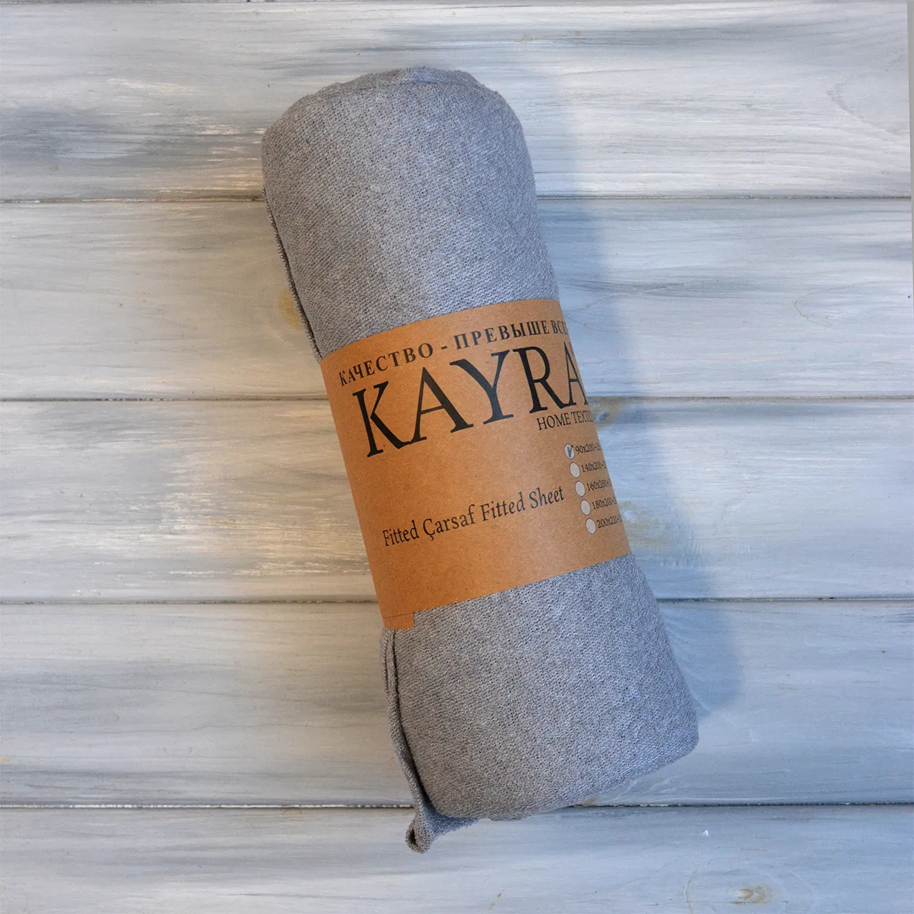 Простирадло 200 × 220 см (+25 см) махрове на гумці від Kayra - Зображення 5
