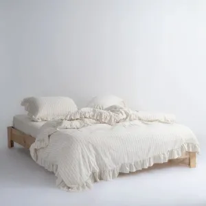 Постільна білизна Stonewashed Exclusive Ranforse 200 × 220 см (євро) Leila Yikama від Limasso