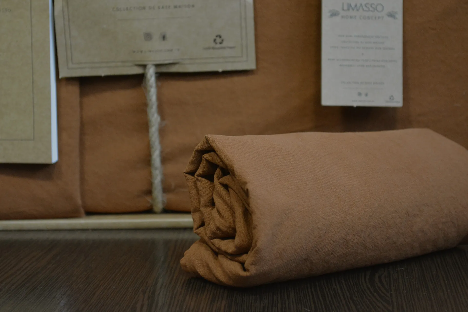 Постільна білизна Stonewashed Ranforse 200 × 220 см (євро) Automne від Limasso - Зображення 3