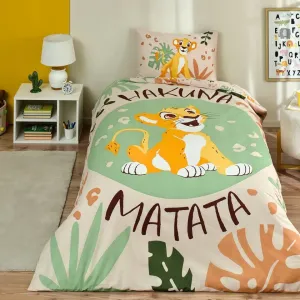 Постільна білизна Disney 160 × 220 см (полуторний) Lion King Jungle від TAC