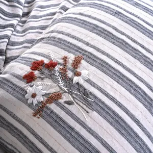Alternative view of Постільна білизна Stonewashed 200 × 220 см (євро) Lucca Opal Grey від Limasso