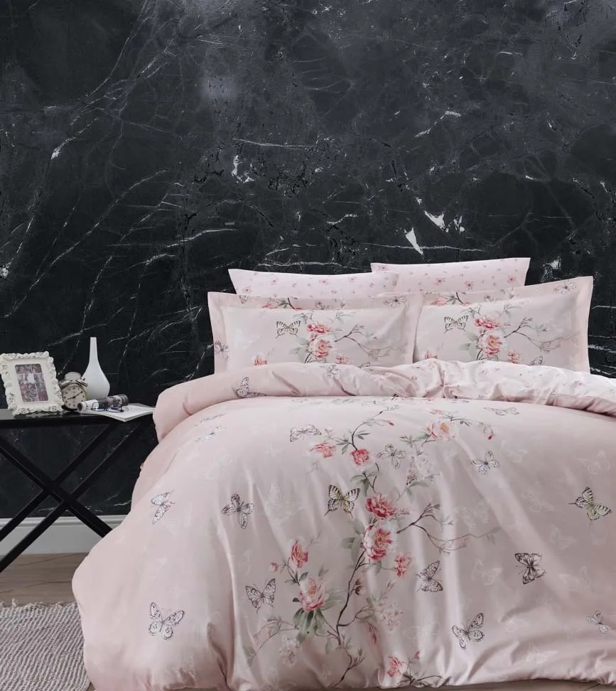 Постільна білизна Cotton Satin 200 × 220 см (євро) Matilde Powder від First Choice