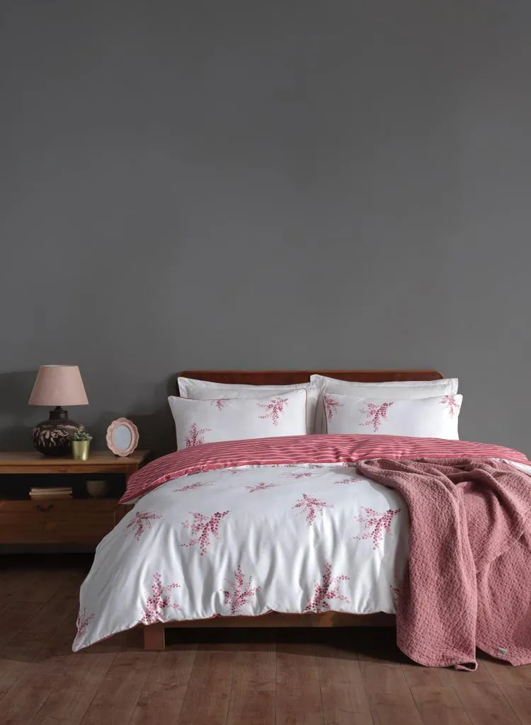Постільна білизна Ranforse 200 × 220 см (євро) Meltem Pembe від Marla
