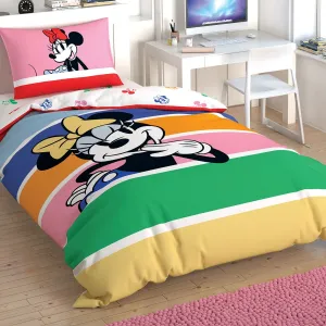 Постільна білизна Disney 160 × 220 см (полуторний) Minnie Mouse Rainbow від TAC